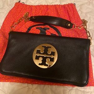 Tory Burch leather clutch